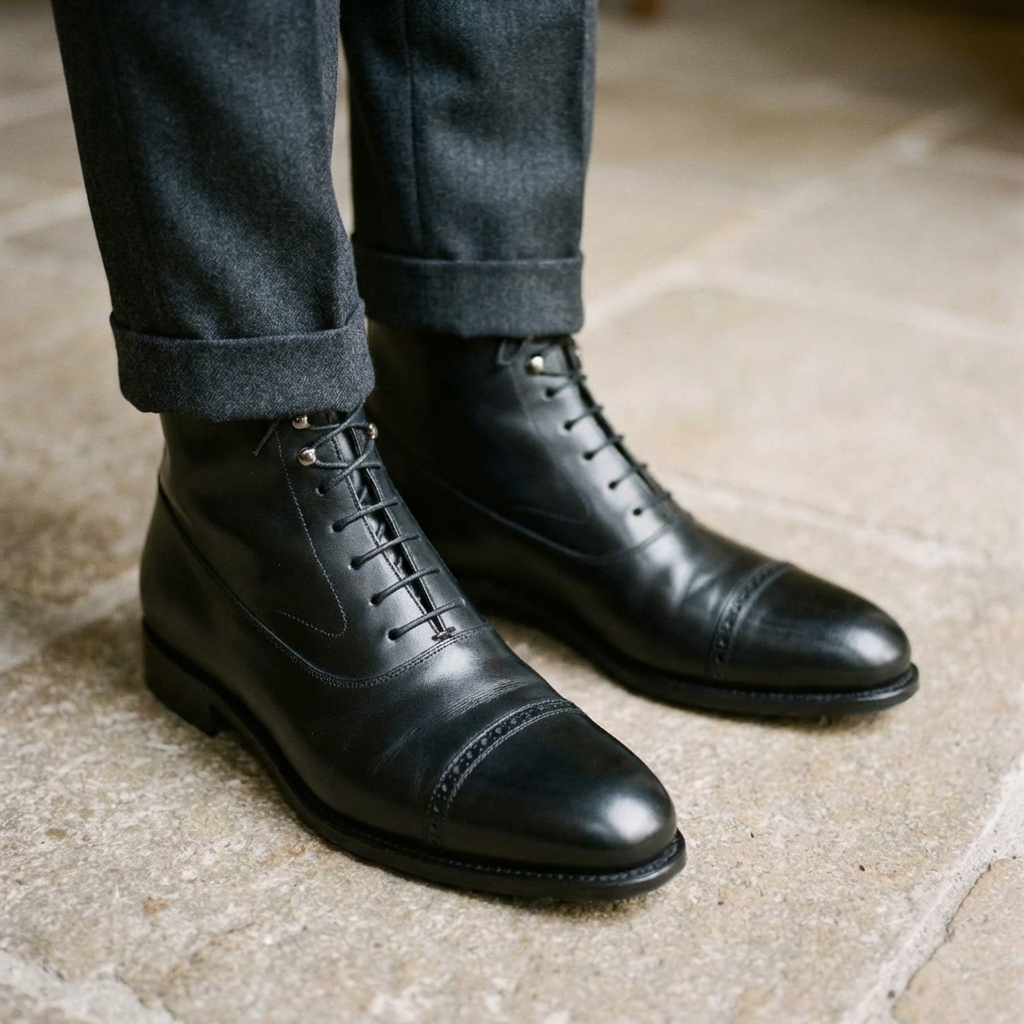 Botte Balmoral - Veau Noir