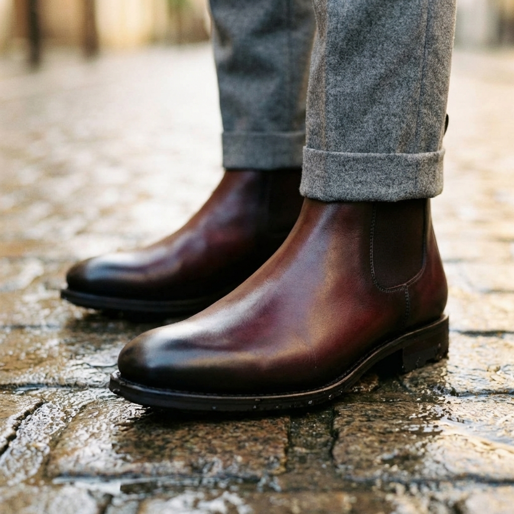 Botte Chelsea - Bordeaux