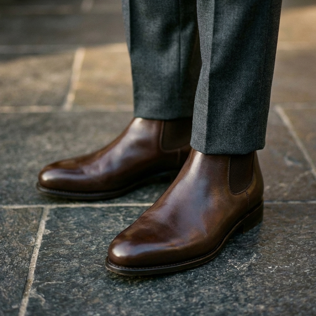 Botte Chelsea - Marron Foncé