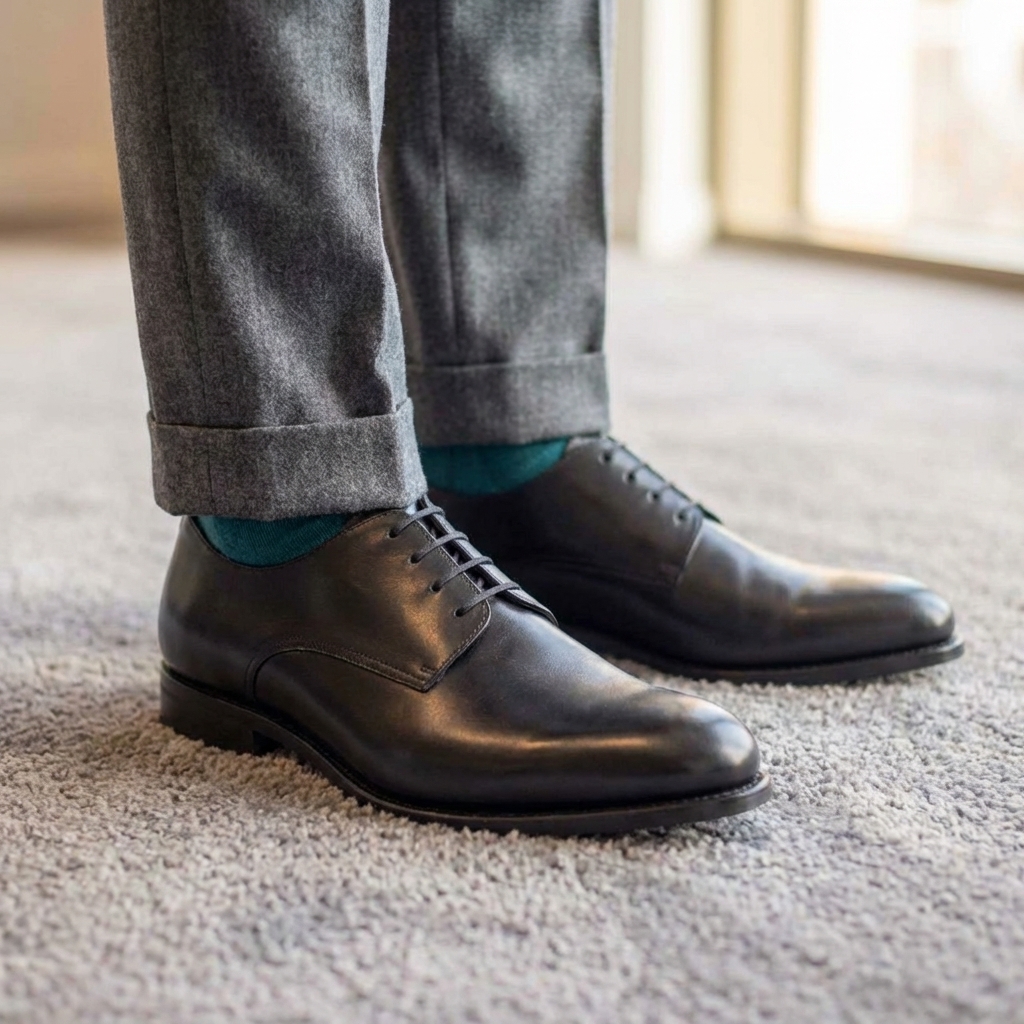 Derby - Box Calf Noir