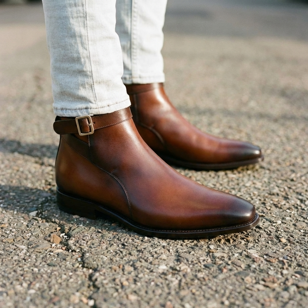 Botte Jodhpur - Marron Moyen